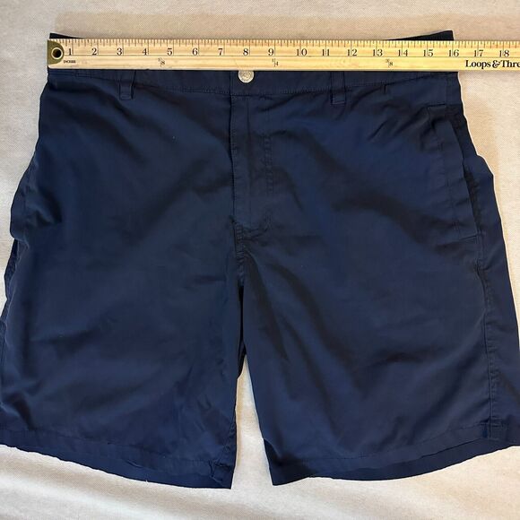 Southern Tide Skipjack Shorts Mens M (31/32) Blue Flat Front Performance Casual - Picture 6 of 10